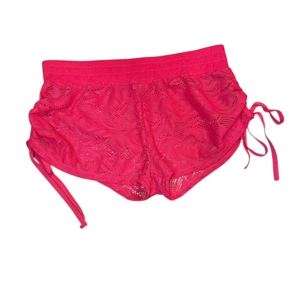 OP Women's Pink Lace Shorts
